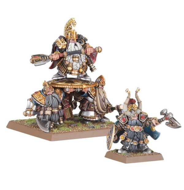 Warhammer: The Old World - Dwarfen Mountain Holds: Dwarf Lords with Shieldbearers (10-11)