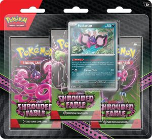 Pokemon TCG Scarlet & Violet Shrouded Fable - Pecharunt 3 -Booster Blister