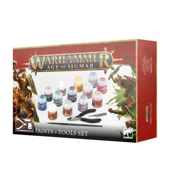 Warhammer Age of Sigmar - Paints + Tools Set (80-17)