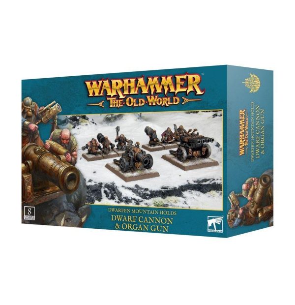 Warhammer: The Old World - Dwarfen Mountain Holds: Dwarf Cannon & Organ Gun (10-14)