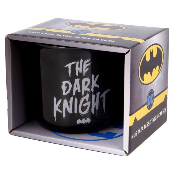 Stor DC: Batman The Dark Knight - Symbol Ceramic Breakfast Mug in Gift Box (400ml) (85569)