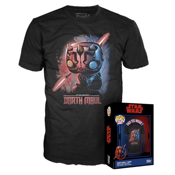 Funko Boxed Tee: Star Wars EP1 - Darth Maul T-Shirt (XL)