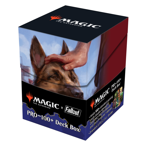 Ultra Pro Fallout Dogmeat, Ever Loyal 100+ Deck Box For Magic: The Gathering