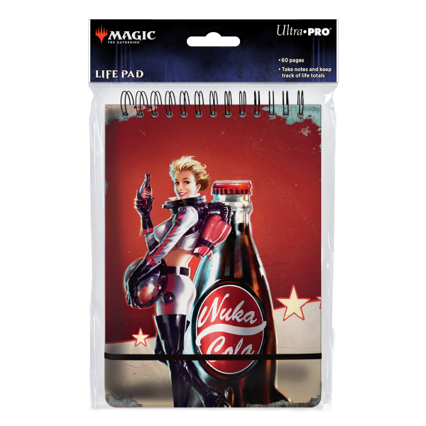 Ultra Pro Fallout Nuka-Cola Pinup Spiral Life Pad For Magic: The Gathering