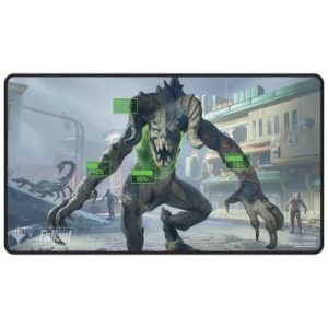 Ultra Pro Fallout V.A.T.S Black Stitched Standard Gaming Playmat for Magic: The Gathering