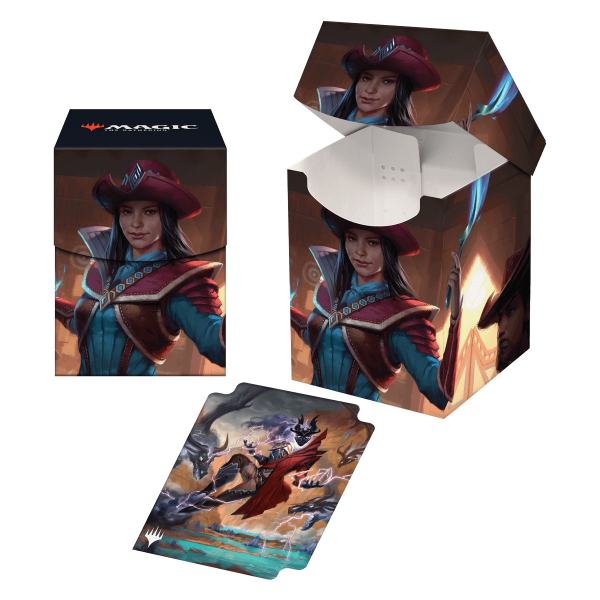 Ultra Pro Outlaws Of Thunder Junction Of Stella Lee, Wild Card 100+ Deck Box® For Magic: The Gathering