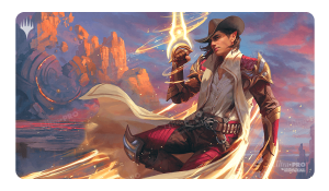 Ultra Pro Outlaws Of Thunder Junction Kellan, The Kid Key Art Standard Gaming Playmat For Magic: The Gathering