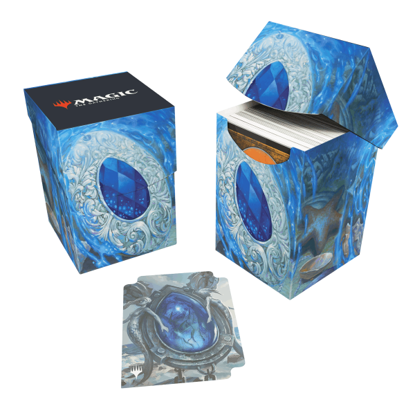 Ultra Pro Modern Horizons 3 Sapphire Medallion 100+ Deck Box For Magic: The Gathering