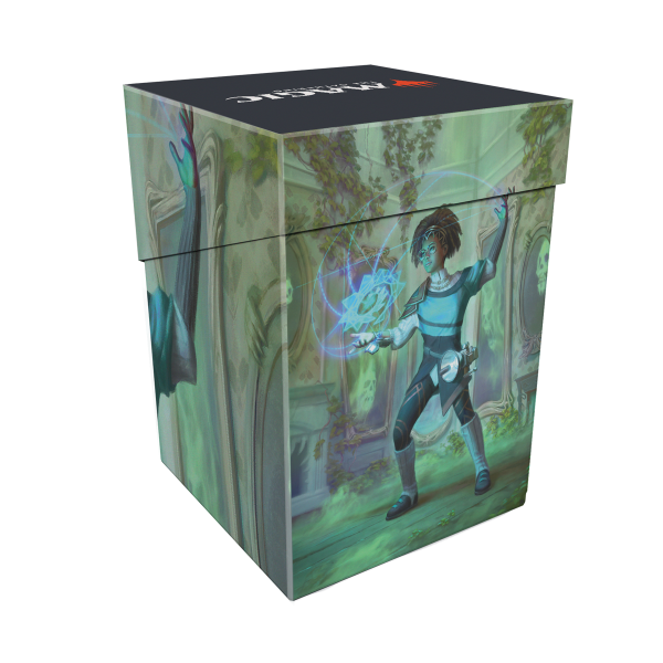 Ultra Pro Duskmourn Zimone, Mystery Unraveler (Commander) 100+ Deck Box for Magic: The Gathering