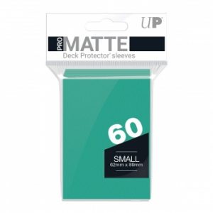 Ultra Pro PRO-Matte Small Deck Protector Sleeves - Aqua 62x89mm (60 Θήκες)