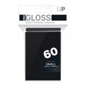 Ultra Pro PRO-Gloss Small Deck Protector Sleeves - Black 62x89mm (60 Θήκες)