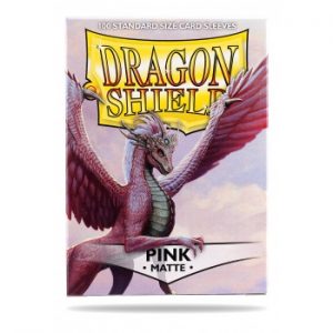 Dragon Shield Pink - Matte Sleeves - Standard Size 63x88mm (100 Θήκες)