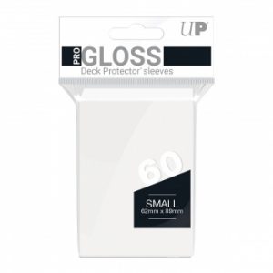 Ultra Pro PRO-Gloss Small Deck Protector Sleeves - White 62x89mm (60 Θήκες)