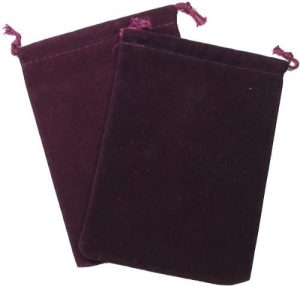 Chessex Large Suedecloth Dice Bag Burgundy