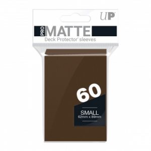 Ultra Pro PRO-Matte Small Deck Protector Sleeves (60ct) - Brown