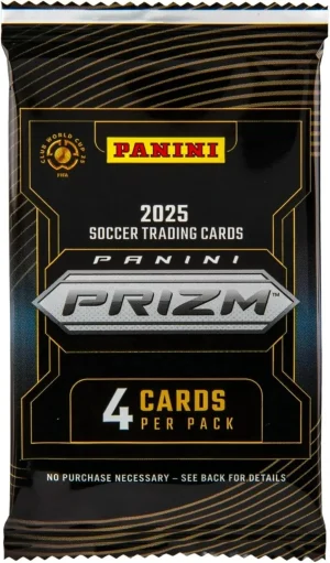 Panini Prizm World Cup Soccer 2025/26 Retail Booster (4 Cards)