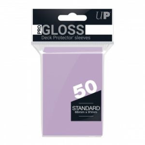 Ultra Pro PRO-Gloss Standard Deck Protector Sleeves - Lilac 66x91mm (50 Θήκες)