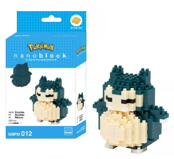 Bandai Nanoblock : Pokemon – Snorlax Building Block Figure (NBPM012)