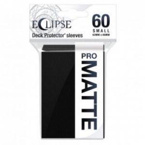 Ultra Pro Eclipse Matte Small Deck Protector Sleeves - Jet Black 62x89mm (60 Θήκες)