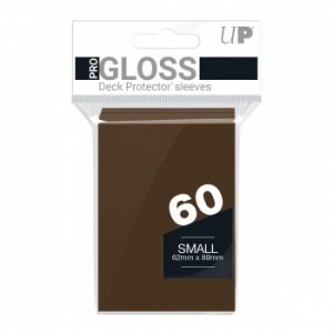 Ultra Pro PRO-Gloss Small Deck Protector Sleeves (60ct) - Brown