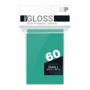 Ultra Pro PRO-Gloss Small Deck Protector Sleeves - Aqua 62x89mm (60 Θήκες)