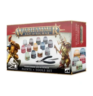 Warhammer Age of Sigmar - Paint + Tools Set