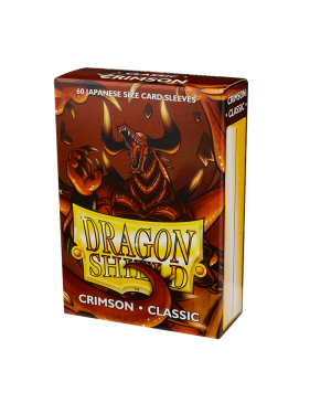 Dragon Shield Crimson - Classic Sleeves - Japanese Size 59x86mm (60 Θήκες)