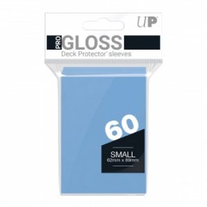 Ultra Pro PRO-Gloss Small Deck Protector Sleeves - Light Blue 62x89mm (60 Θήκες)