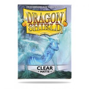 Dragon Shield Clear - Matte Sleeves - Standard Size 63x88mm (100 Θήκες)