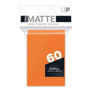 Ultra Pro PRO-Matte Small Deck Protector Sleeves - Orange 62x89mm (60 Θήκες)