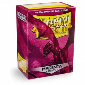 Dragon Shield Magenta - Matte Sleeves - Standard Size 63x88mm (100 Θήκες)