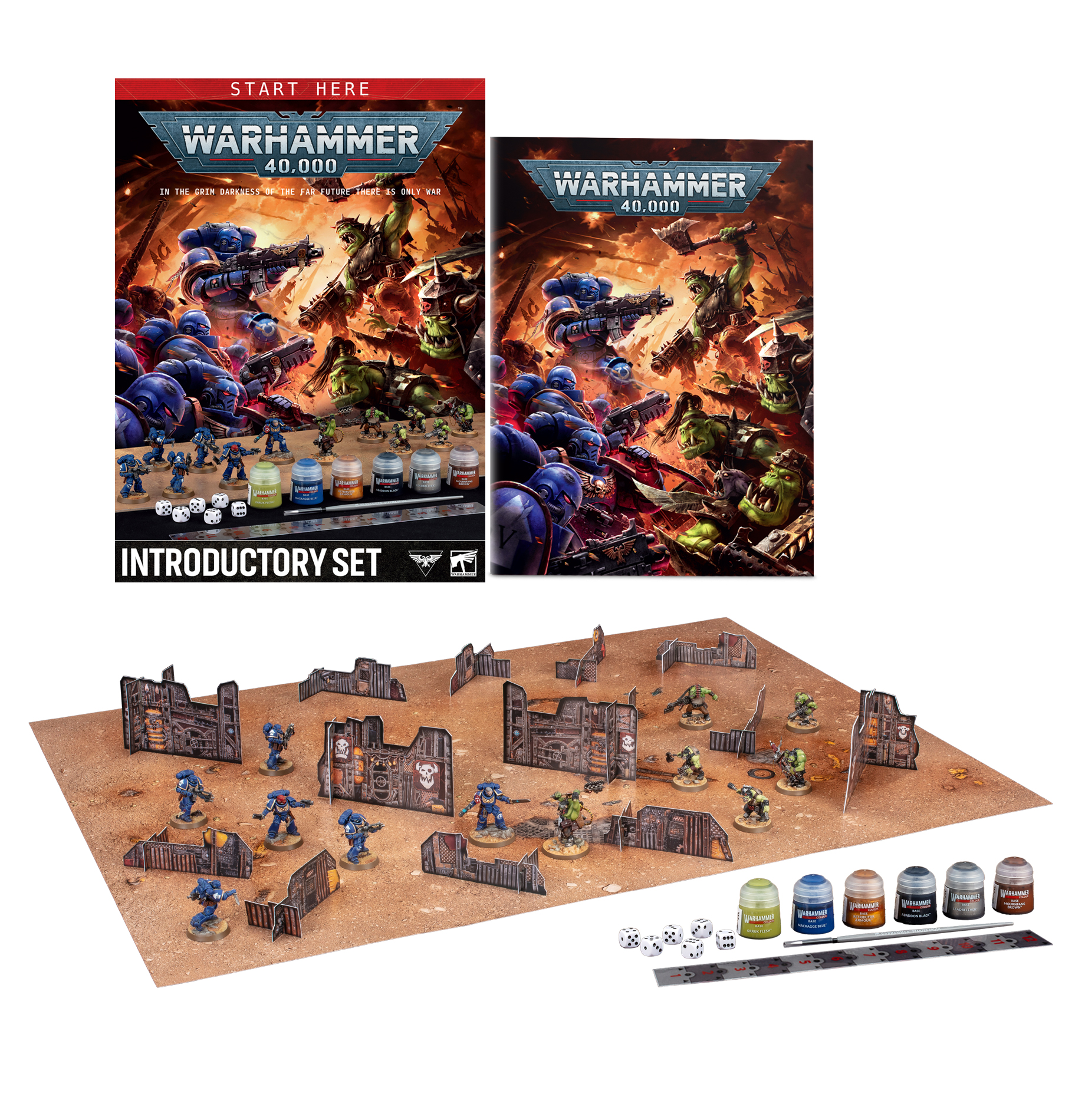 60010199079_ENGWH40KIntroductorySet01.jpg Warhammer 40,000 - Xenos Armies - Warhammer 40,000 Introductory Set (English) (40-04)