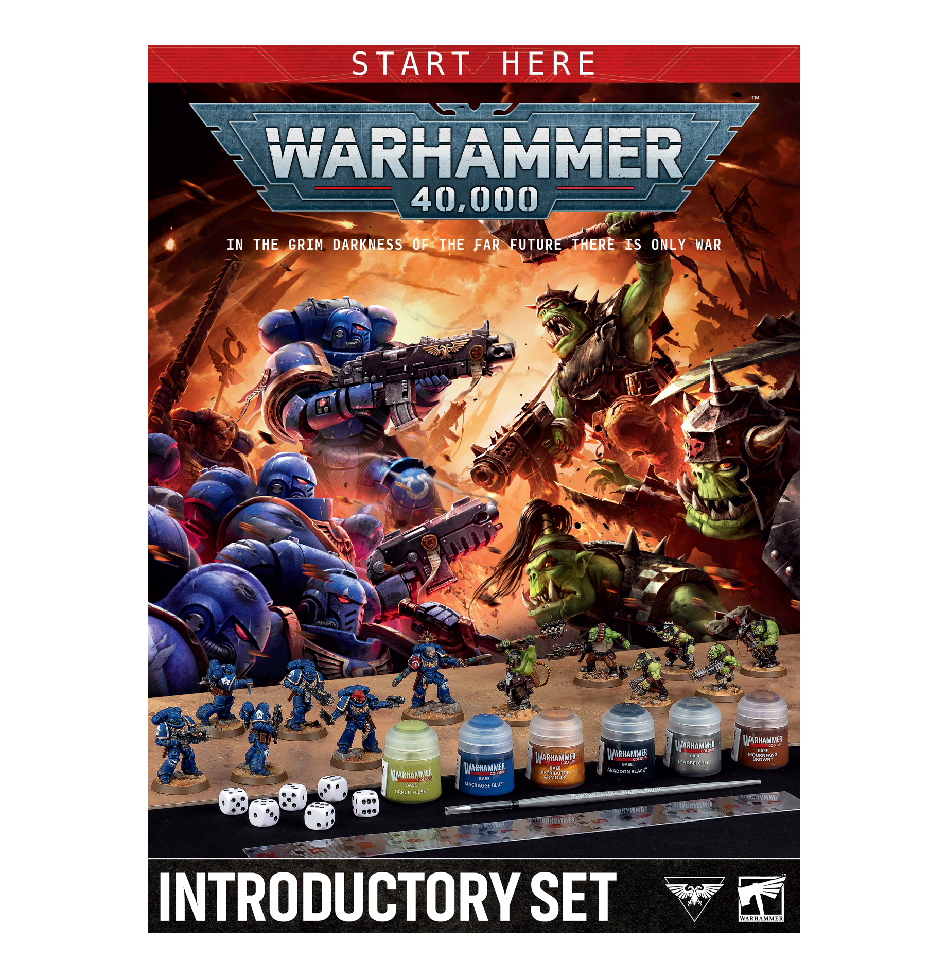 60010199079_ENGWH40KIntroductorySetBox.jpg Warhammer 40,000 - Xenos Armies - Warhammer 40,000 Introductory Set (English) (40-04)