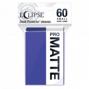 Ultra Pro Eclipse Matte Small Deck Protector Sleeves - Royal Purple 62x89mm (60 Θήκες)