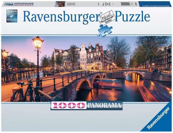 Ravensburger Puzzle: Abend in Amsterdam - 1000pc