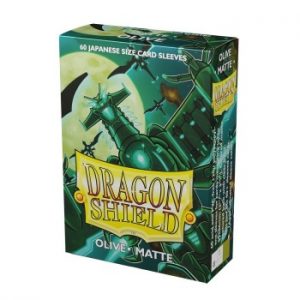 Dragon Shield Olive - Matte Sleeves - Japanese Size 59x86mm (60 Θήκες)