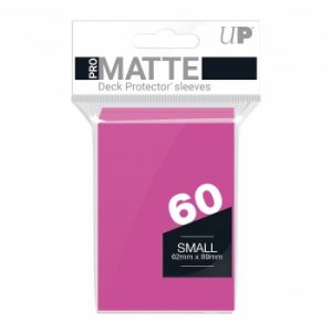 Ultra Pro PRO-Matte Small Deck Protector Sleeves - Bright Pink 62x89mm (60 Θήκες)