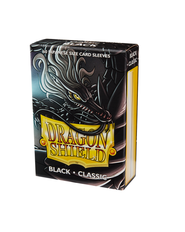 Dragon Shield Black - Classic Sleeves - Japanese Size 59x86mm (60 Θήκες)