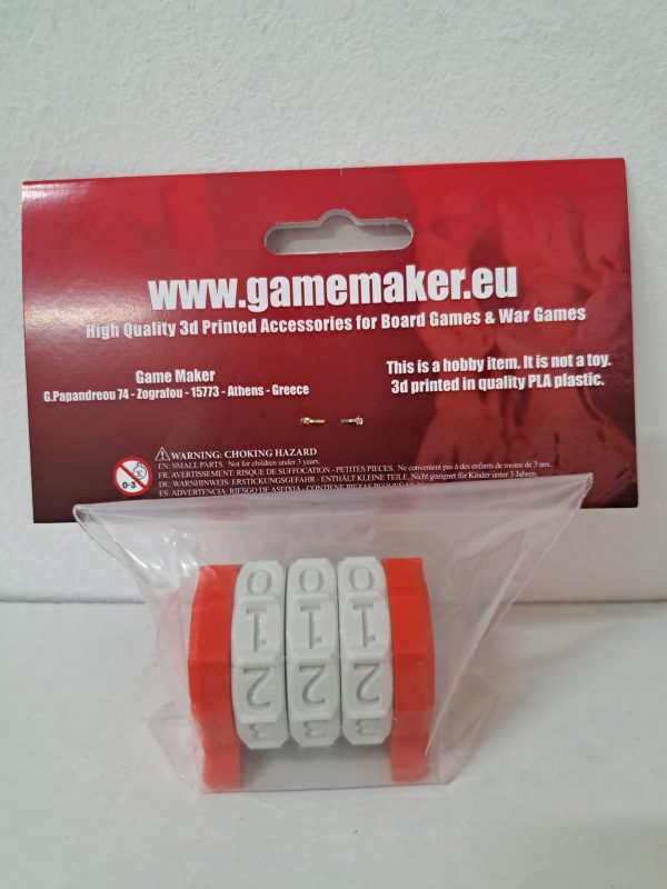 Gamemaker Generic 3D Counter for life, Score And More (3-Digit Red)