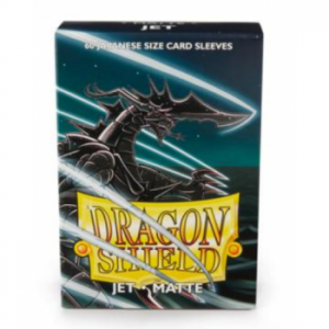 Dragon Shield Jet - Matte Sleeves - Japanese Size 59x86mm (60 Θήκες)