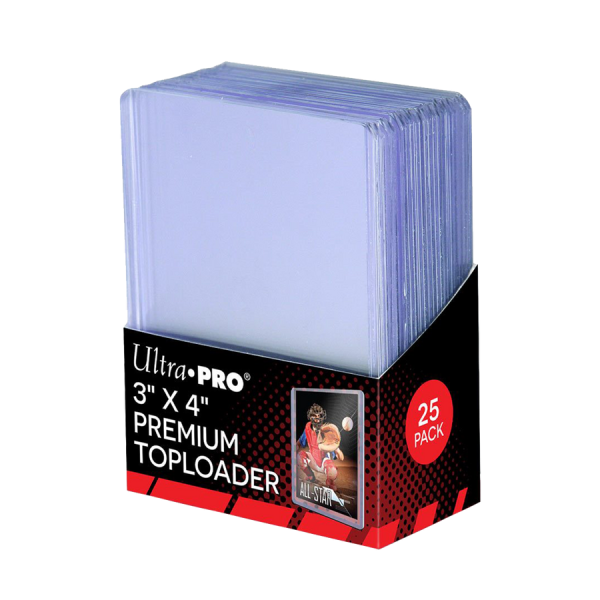 Ultra Pro 3" x 4" Ultra Clear Premium Toploaders (25ct)