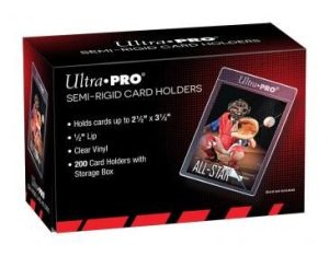 Ultra Pro Card Holders - Semi-Rigid with 1/2" Lip (200 ct)