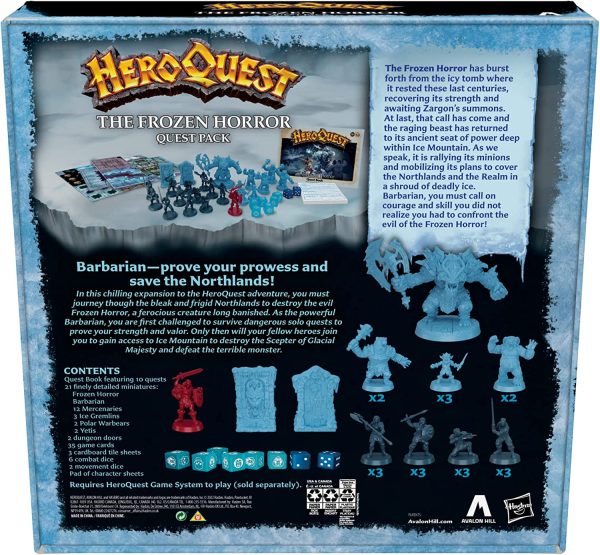 Avalon Hill HeroQuest The Frozen Horror