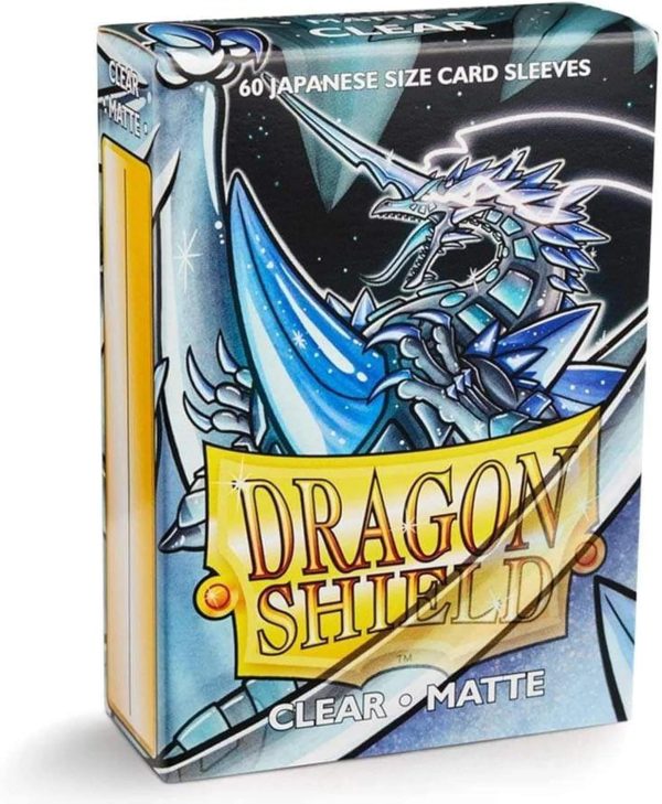 Dragon Shield Clear - Matte Sleeves - Japanese Size 59x86mm (60 Θήκες)