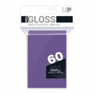 Ultra Pro PRO-Gloss Small Deck Protector Sleeves - Purple 62x89mm (60 Θήκες)