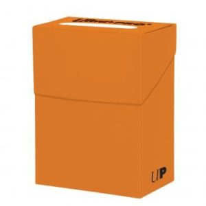 Ultra Pro Solid Color Deck Box - Pumpkin Orange