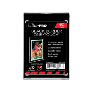 Ultra Pro: 35pt UV Black Border One-Touch Magnetic Holder