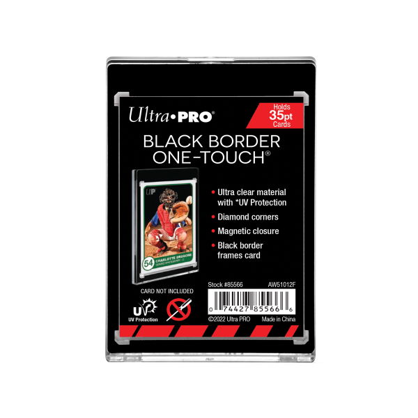 Ultra Pro: 35pt UV Black Border One-Touch Magnetic Holder