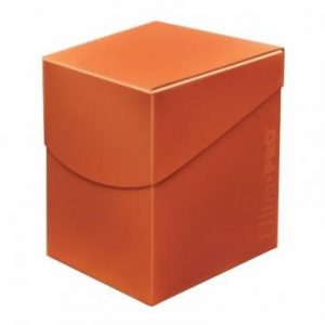 Ultra Pro 100+ Deck Box - Eclipse Pumpkin Orange