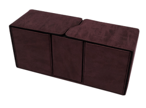 Ultra Pro Suede Collection: Alcove Vault Deck Box - Ruby Red